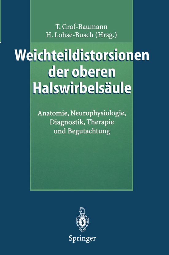 Weichteildistorsionen Der Oberen Halswirbelsaule - cover