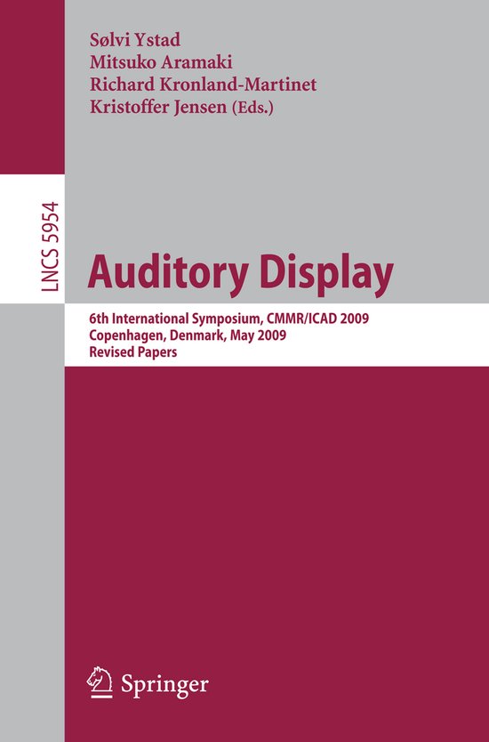 Auditory Display - cover