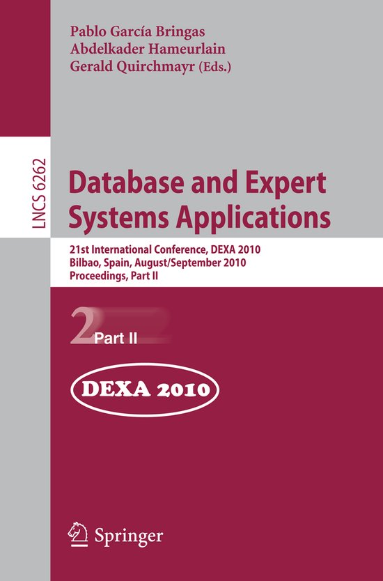 Database and Expert Systems Applications - cover