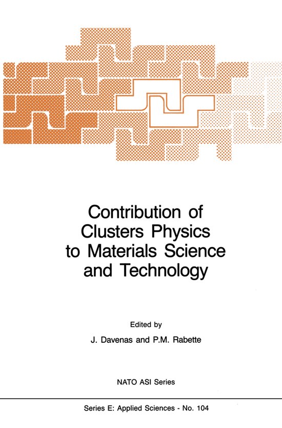 NATO Science Series E:104- Contribution of Clusters Physics  ... - cover