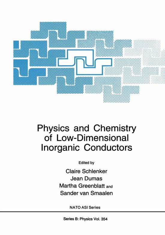 Physics and Chemistry of Low-Dimensional Inorganic Conductor ... - cover