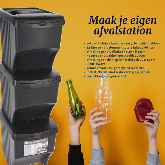 Milieuvriendelijke afval- en recyclebakken | webshop