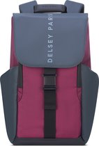 Delsey Securflap Laptop Backpack - Anti Diefstal - 1 Compartment - 15 inch - Bordeaux