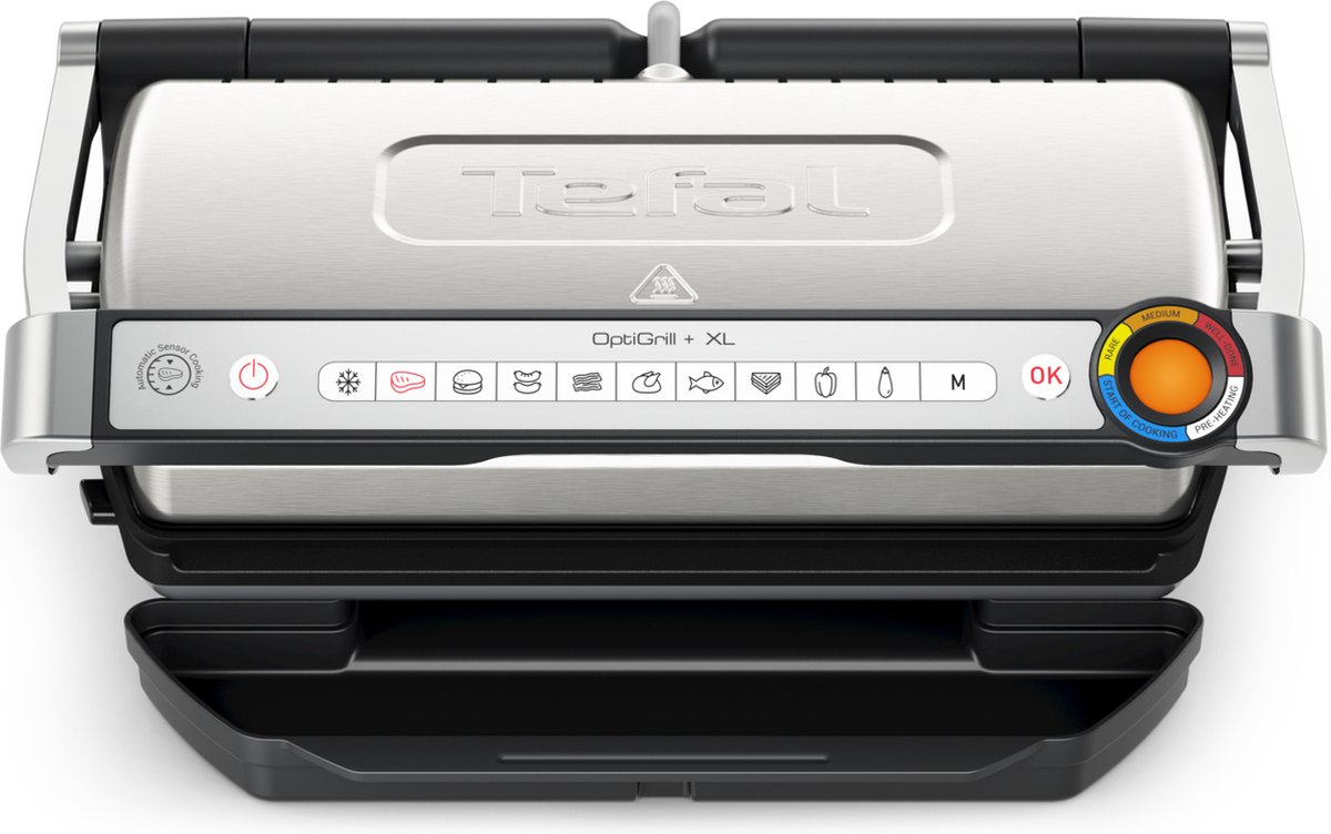 Tefal Optigrill+ XL GC727D - Intelligente Contactgrill - 2000W - RVS