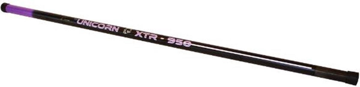 JVS Unicorn XTR 950 - Vaste Hengel - 9.50m - Witvis - Zwart - Oversteekhengel