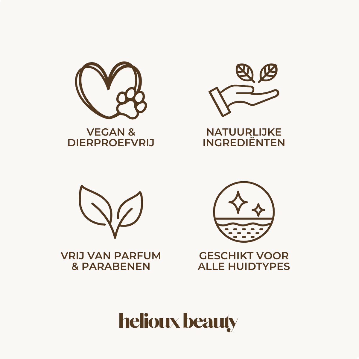Helioux® Zelfbruiner Mousse Clear Glow Dark - Self Tanning Mousse voor Lichaam & Gezicht Donker - Volledig Transparant - Zero Transfer - Vegan & Dierproefvrij - Natuurlijke Ingrediënten – foto 7
