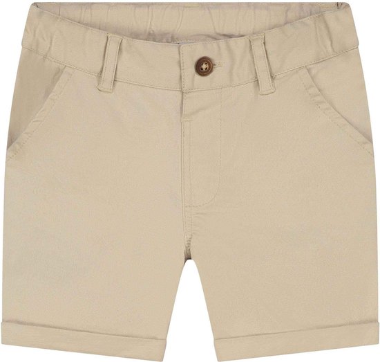 Prénatal peuter short - Jongens - Light Beige Grey - Maat 80