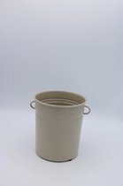 Riess, 0369-006, Bio Bucket with Lid, Diameter 20 cm, 3.5 Litres, Enamel, 1.2 kg, LBH 21 x 22 x 18.8 cm, Champagne Cooler, Beverage Cooler, Ice Cube