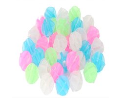 CHPN - Spaakkralen - Spookies - Glow in the dark spaakkralen - 36 stuks - Hippe kinderfiets - kleurrijke fietskralen - Kinderfeestje - Cadeau - Opvallende fiets - Universeel