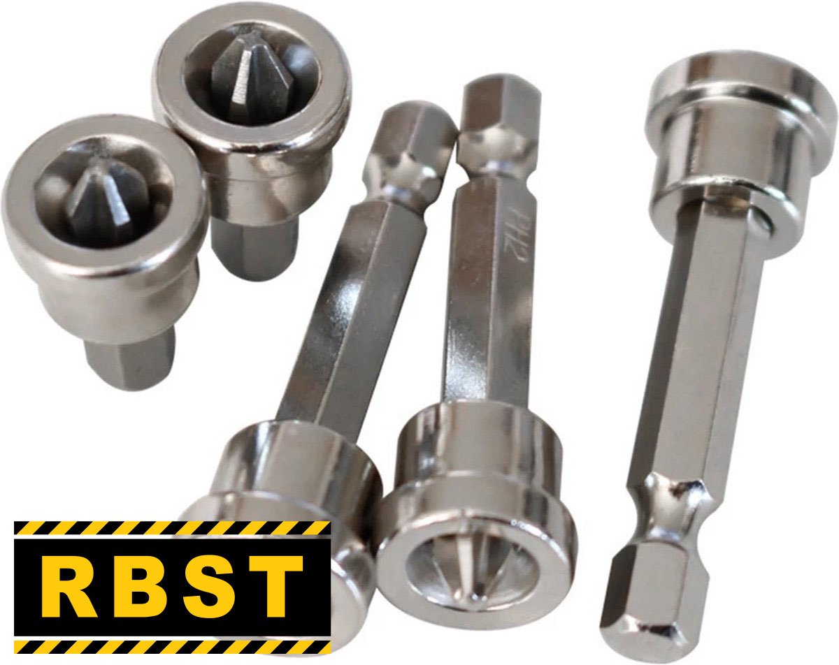RBST Gipsplaat bitjes - 5 stuks - PH2 - 3x 50mm / 2x 25mm
