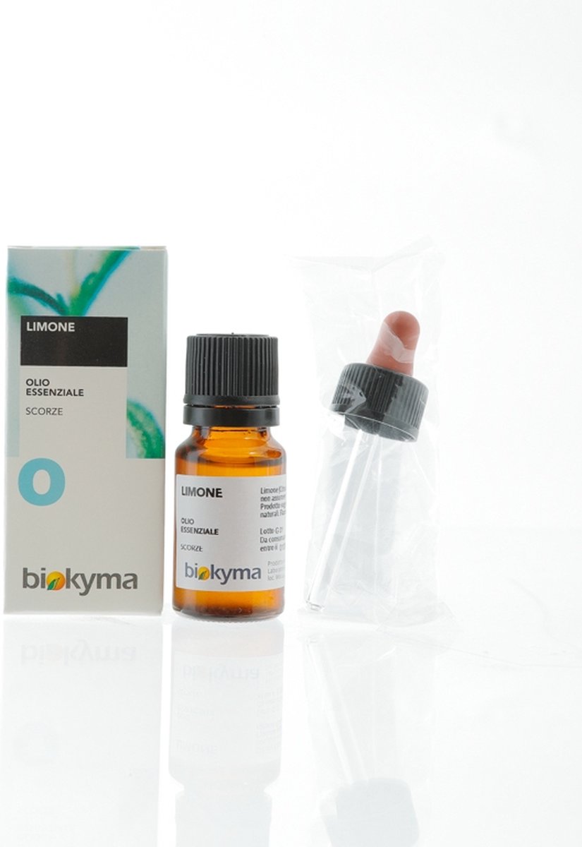 Goedkoopste Biokyma - Citroen Extra zuivere etherische olie 10 ml - voor Aromatherapie, Verdamping, Massage en intern gebruik - Citrus limon essentiële olie