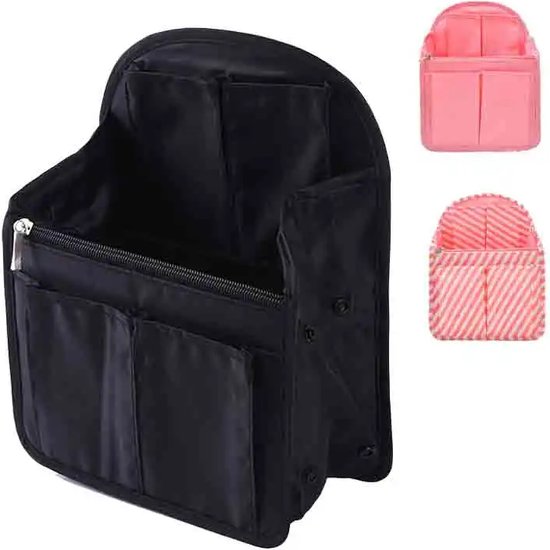 Backpack Tool Bag, Heavy Duty Tool Organizer, 21 Pockets and Large Interior Small Tools 55482, Orange, 17.25 Inch