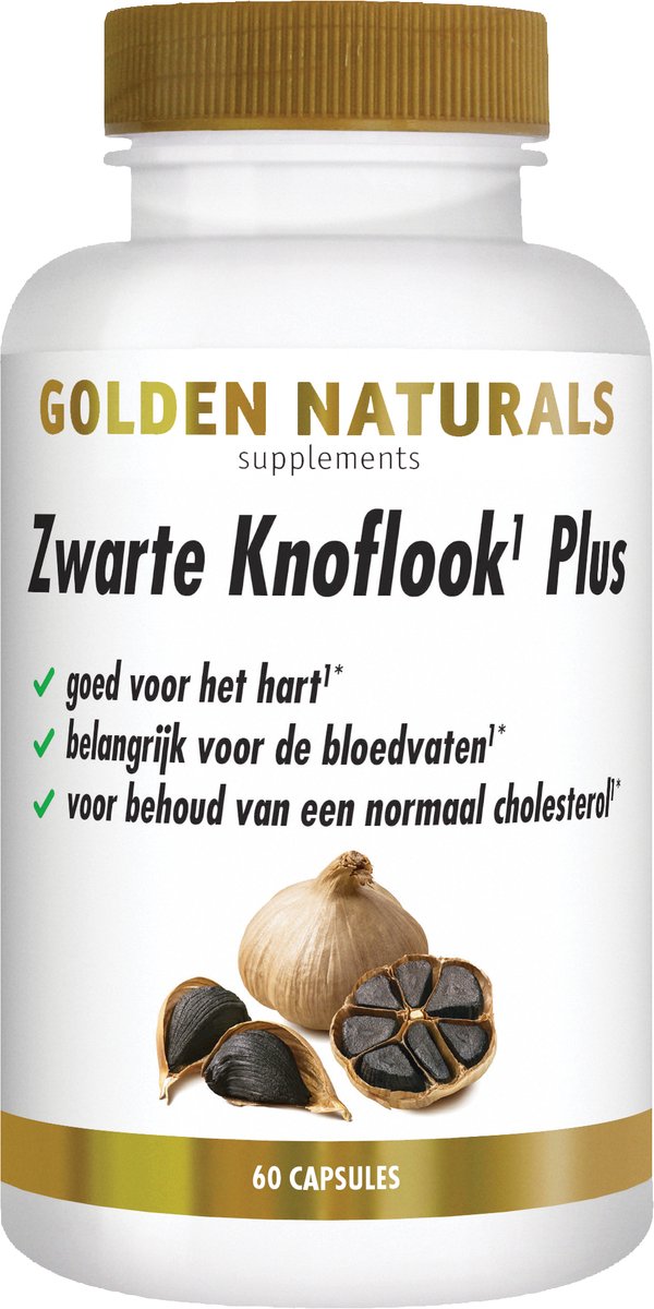 Goedkoopste Golden Naturals Zwarte Knoflook Plus (60 veganistische capsules