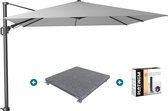 Platinum Challenger T2 3x3 m - Light Grey met voet en hoes