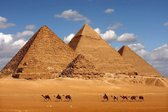 Fotobehang - Egypt Pyramid 375x250cm - Vliesbehang