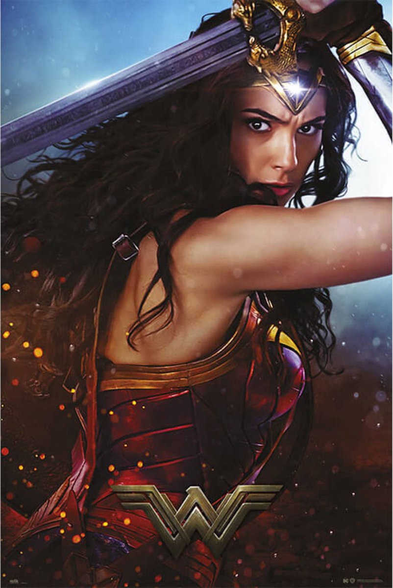 Poster Wonder Woman Sword-DCorg 61x91,5cm - Grupo Erik