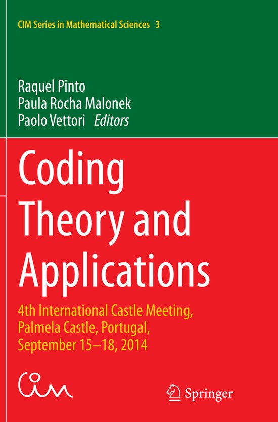 Coding Theory and Applications - cover