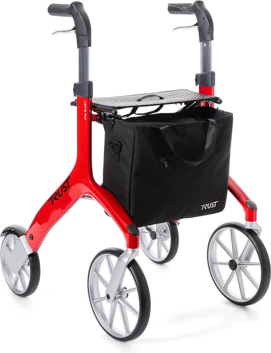 Goedkoopste Let's Fly Rollator Red