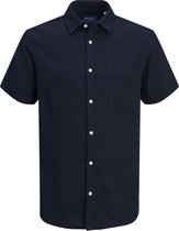 JACK&JONES JORTAMPA DOBBY SHIRT SS Heren Overhemd - Maat XXL