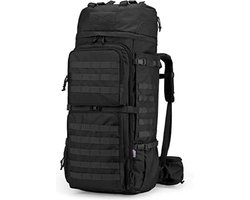 Militaire rugzak - Leger rugzak - Tactical backpack - Leger backpack - Leger tas - 23D x 35B x 82H cm - 75L - Zwart