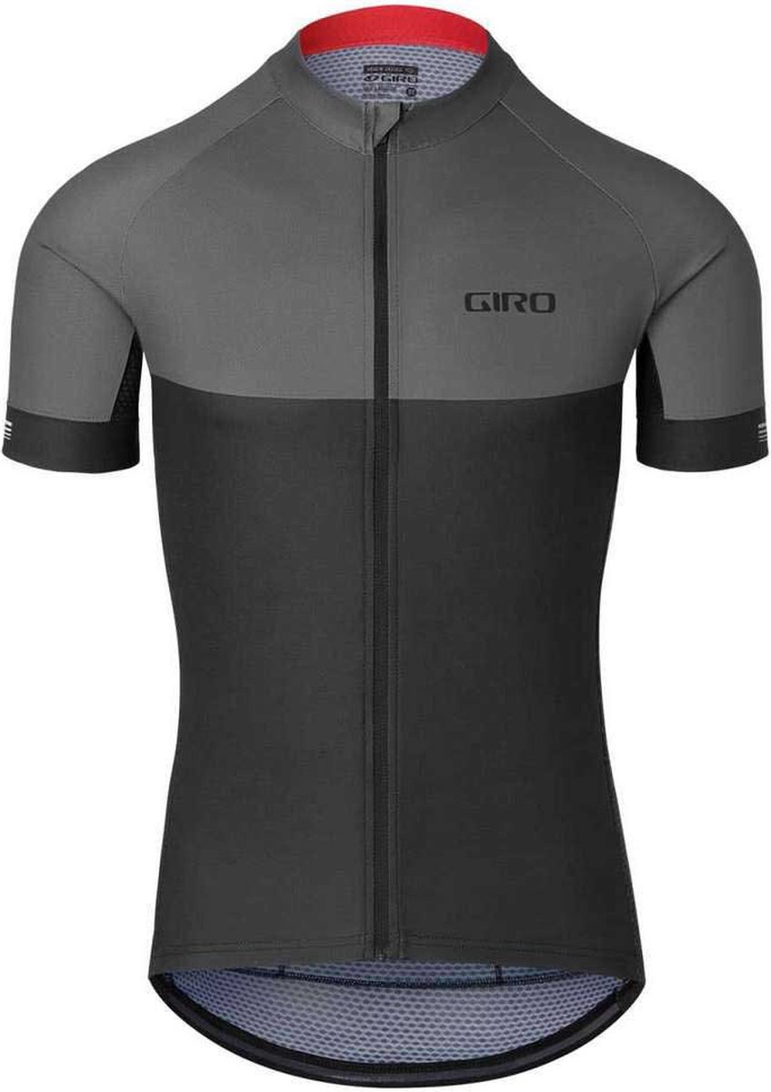 Giro Chrono Korte Mouw Wielertrui Grijs XL Man