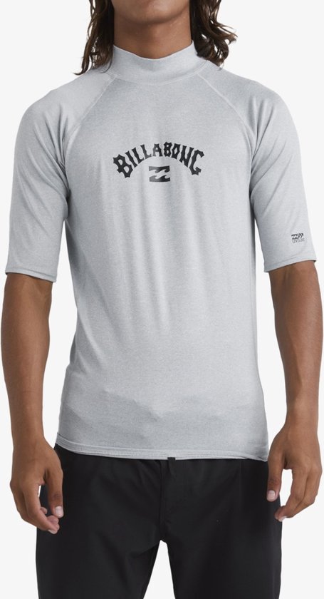 Billabong - UV-surf T-shirt voor heren - Arch Wave - Korte mouw - UPF50+ - Alloy Grijs - maat XL