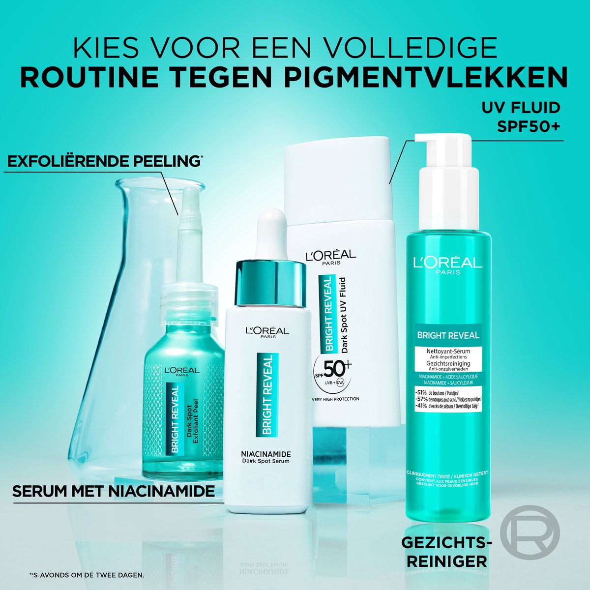 L'Oréal Paris Bright Reveal Schuimende Reinigingscrème met Niacinamide thumbnail 5