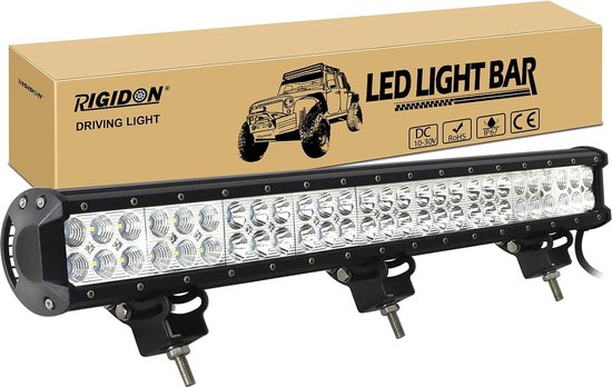 RIGIDON 12V 24V LED-Lichtleiste 30cm 180W – Wasserdichte Offroad-Beleuchtung Für Auto, SUV, LKW