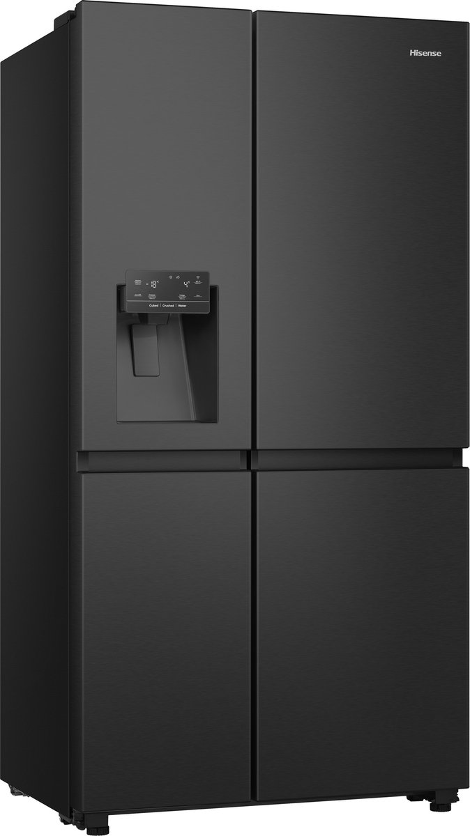 Hisense RS818N4TFC - Amerikaanse koelkast - Energielabel C - Water- & ijsdispenser - Metal Cooling - No Frost - Zwart- Multi-Air Flow - Fast Freeze - 35dB (A) - Inverter Compressor - 632 Liter — afbeelding 5