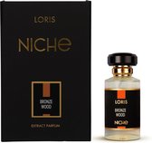 Loris Parfum - Niche Bronze Wood - 50ml - Extract Parfum - Unisex - Damesparfum - Herenparfum