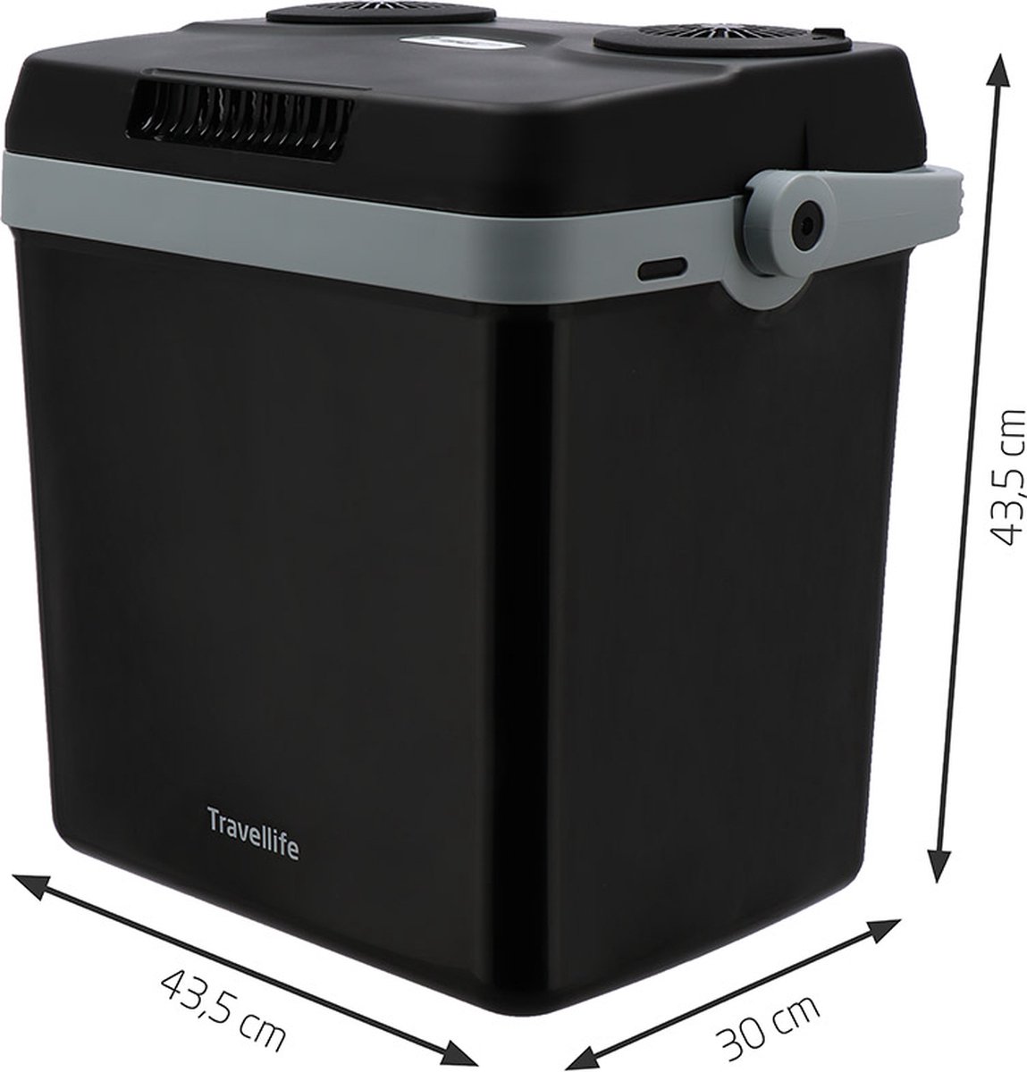 Travellife TL32 Thermo-Elektrische Koelbox Antraciet - 25L - AC/DC - 12V/230V - Geschikt voor 1,5 L flessen – foto 3
