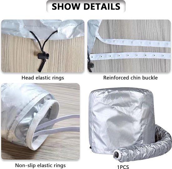Droogkap - Haardroogkap - Zilver - Must have voor perfecte haren! | bol