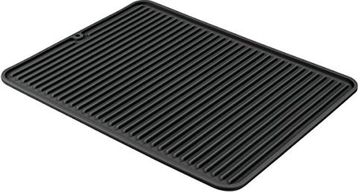 Goedkoopste afdruipmat, gootsteenmat gemaakt van silicone, geribbelde afdruipmat voor de vaat, voor het afleggen van bestek en servies