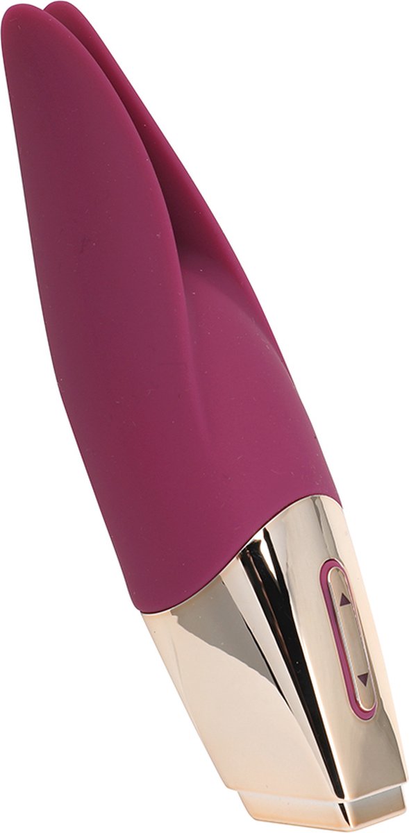 LuxxPlay - Jade - Luxe Kietelvibrator - Clitoris Vibrator - 10 vibratiestanden - Waterdicht - USB oplaadbaar - Paars