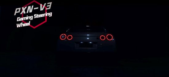 PXN - V3 Pro - Race Stuur met Pedalen & Flippers - Game Stuur - Geschikt voor PS4 - Xbox One - PC - Xbox Series X|S - PS3 - Nintendo Switch - Zwart