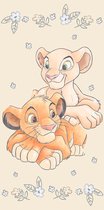 Bol.com Disney The Lion King Strandlaken Simba Nala - 70 x 140 cm - Katoen aanbieding