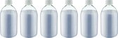 Scrubzout Lavendel 650 gram - Fles met witte dop - set van 6 stuks - Hydraterende Lichaamsscrub