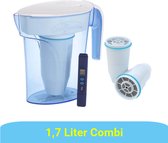 ZeroWater Combi-box : carafe d'eau de 1,7 litre avec 3 filtres (2 filtres supplémentaires)