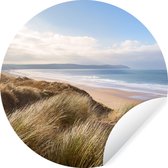 WallCircle - Stickers muraux - Cercle de papier peint - Dune - Plage - Water - ⌀ 30 cm - Cercle mural - Autocollant - Autocollant papier peint rond