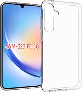 Samsung Galaxy S23 FE Hoesje - MobyDefend Transparante TPU Gelcase - Volledig Doorzichtig - GSM Hoesje - Telefoonhoesje Geschikt Voor Samsung Galaxy S23 FE