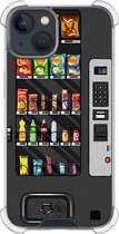 Casimoda® hoesje - Geschikt voor iPhone 13 Mini - Snoepautomaat - Shockproof case - Extra sterk - TPU/polycarbonaat - Zwart, Transparant