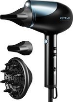 Sèche-cheveux Revamp Progloss 6000 Hydro Protect avec diffuseur - Sèche-cheveux - 1800 Watt - Capteur de chaleur intelligent
