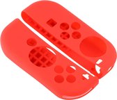 Silicone Hoes / Skin geschikt voor Nintendo Switch Joy-Con Controllers Rood