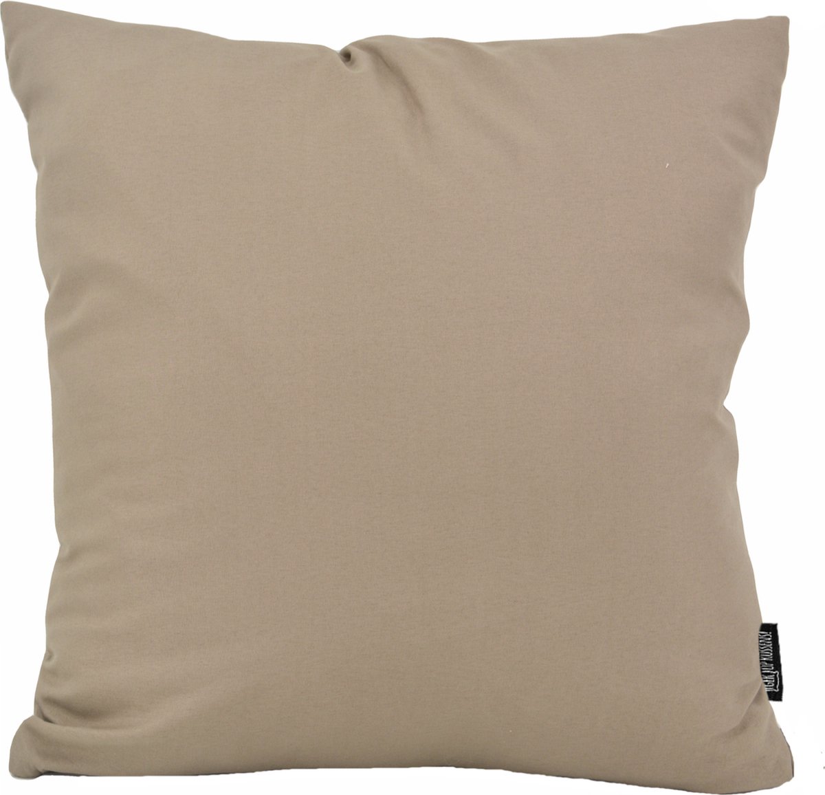Gek op Kussens! Peach Skin Taupe Kussenhoes | Polyester | 45 x 45 cm