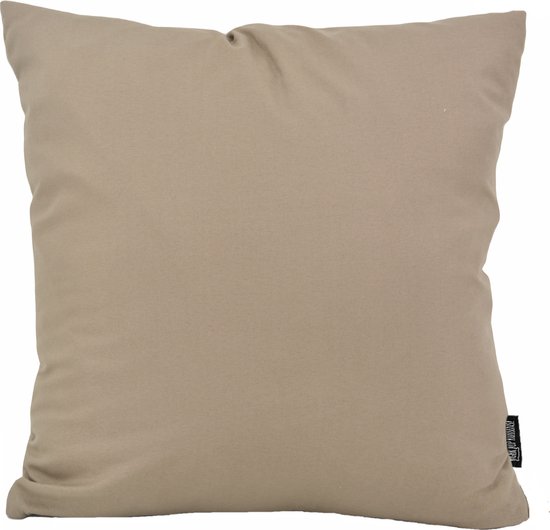 Peach Skin Taupe Kussenhoes | Polyester | 45 x 45 cm