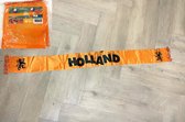 Sjaal Oranje Holland met Leeuw - Dubbelzijdig bedrukt - EK voetbal - WK voetbal - Holland sjaal - Oranje Sjaal