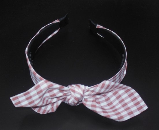 Spaanse haarband / diadeem, rood/zwart | Haarbanden | Nederland