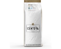 Cento% Nobile - Medium gebrande koffiebonen - 750 gram - Rainforest Alliance - 100% Arabica