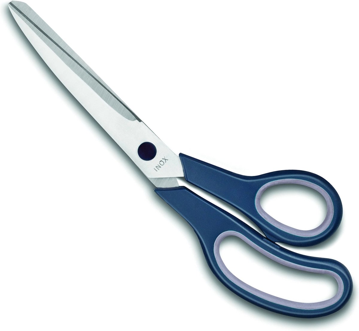 Déglon Keukenschaar 22 cm – Gekerfde Rand – Comfortabele Grip – Blauw/Grijs