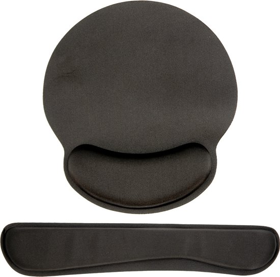Ensemble de 2 pièces comprenant un tapis de souris ergonomique et un repose-poignet pour clavier